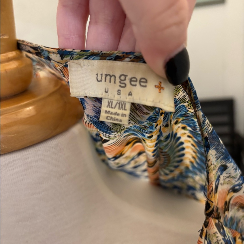 Umgee Multicolor Women's Boho Kimono Size XL/1XL - Picture 4 of 5